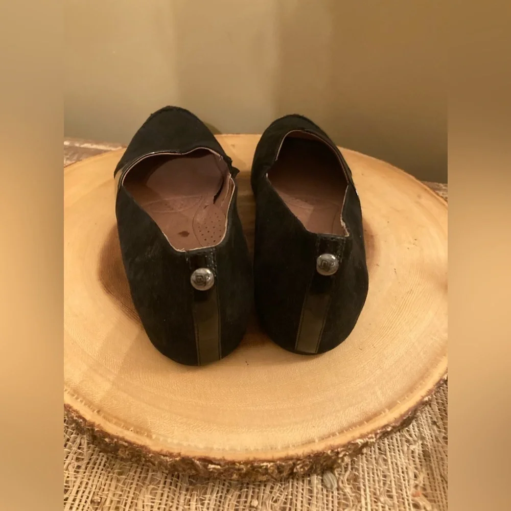 Donald J Pliner Sz 8‎ US Brix Black Mixed Media Slip On Comfort Loafers Shoes
